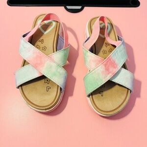 Girl Marbella Tye Dye Sandals Size 9M
